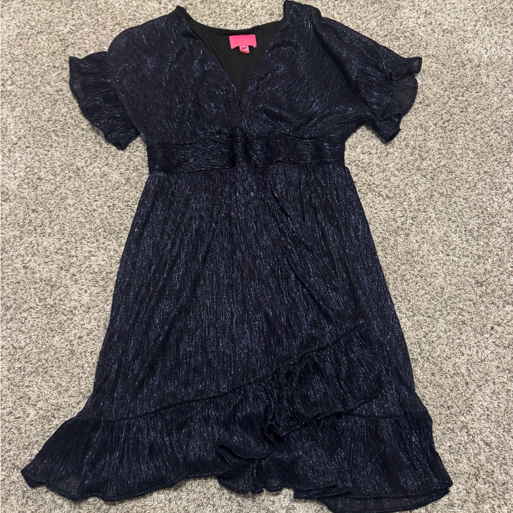 Lilly Pulitzer Shimmering Navy Dress